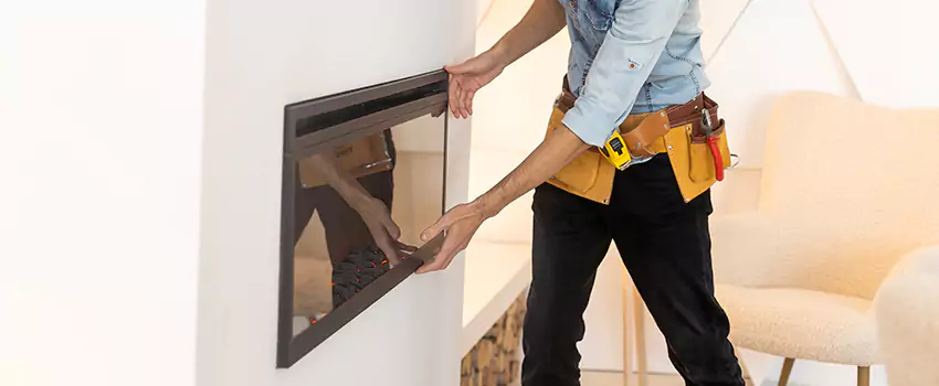 Metal Fireplace Installation in Suisun City, California