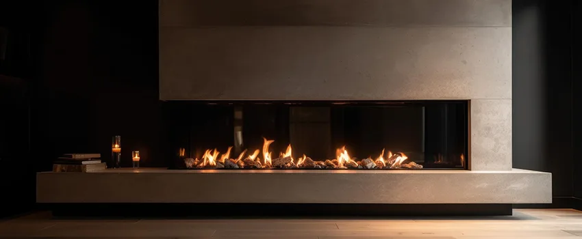 Gas Fireplace Ember Bed Design Services in Suisun City, California